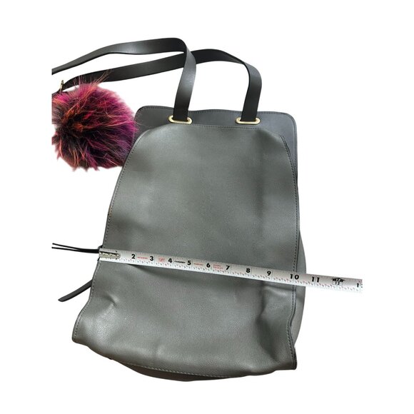 ZARA Gray Unisex Convertible Backpack Shoulder Bag - Picture 2 of 7